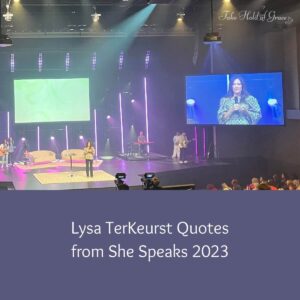 Lysa TerKeurst Quotes from She Speaks 2023